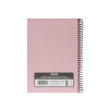 Libreta Espiral Tapa Dura, Tam. 5.75" x 8", 1 Materia, 96 hojas (192 pág.), Hojas Rayadas, Colores Pastel Surtidos